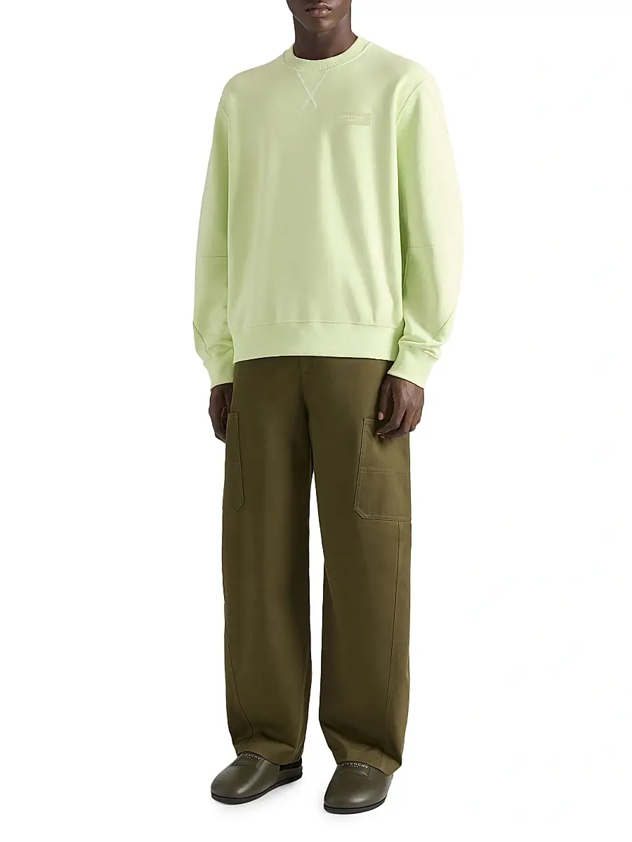 Givenchy Men's Couture Seam Trousers in Cotton | Thumbnail 2