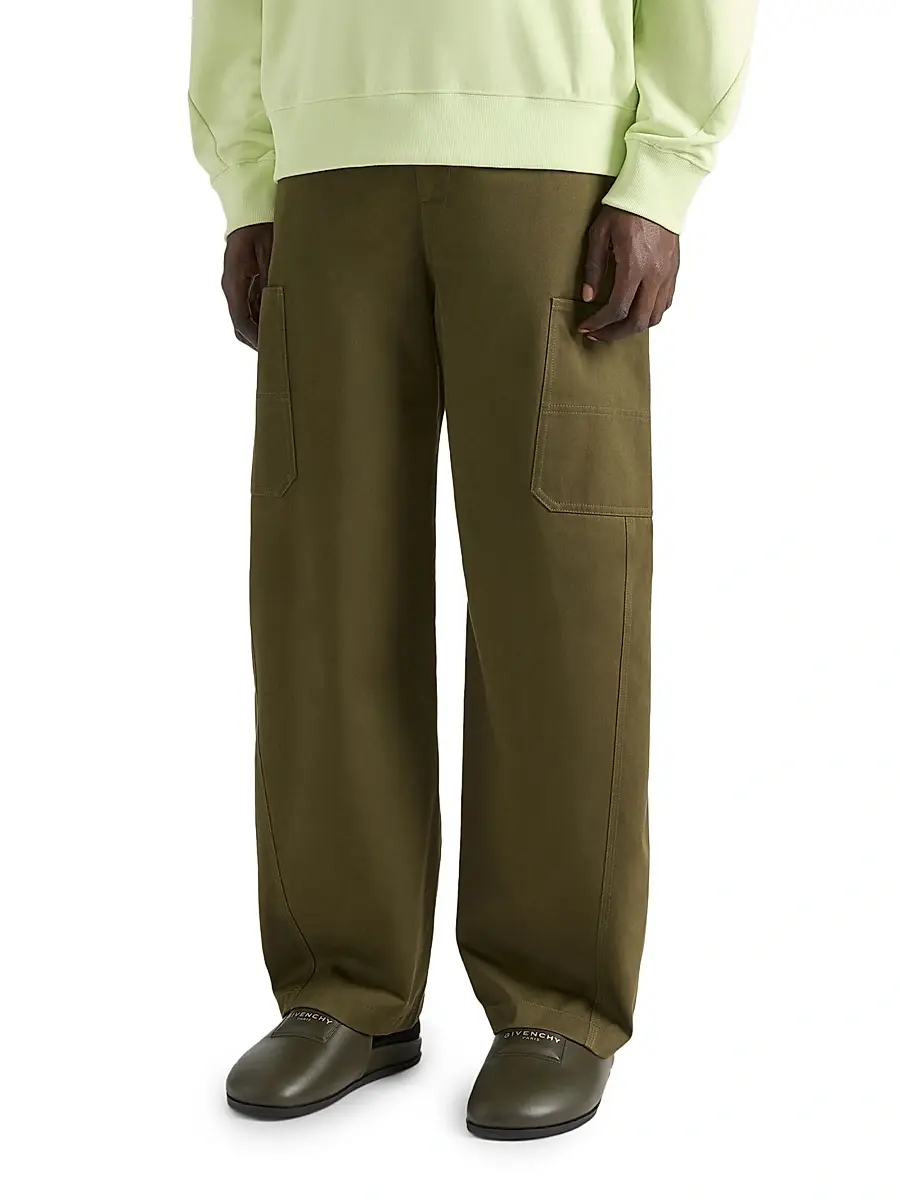 Givenchy Men's Couture Seam Trousers in Cotton | Thumbnail 3