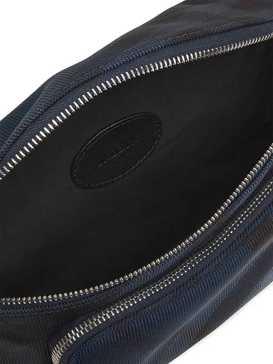 Burberry Men's Grid Belt Bag - Navy | Thumbnail 4