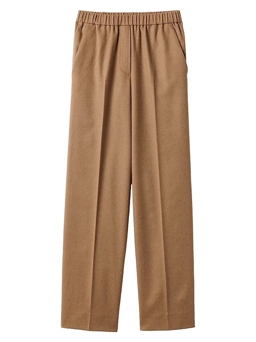 Miu Miu Women's Camel Hair Drawstring Pants - Brown | Image 1 Miu Miu Women's Camel Hair Drawstring Pants - Brown | Image 1
