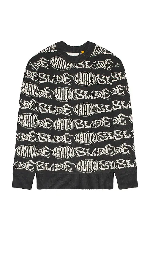 Critical Slide Madness Crew Knit Sweater