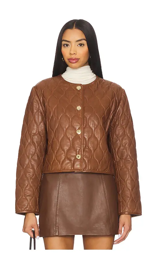 CAMI NYC Wanda Genuine Leather Jacket | Image 1 CAMI NYC Wanda Genuine Leather Jacket | Image 1