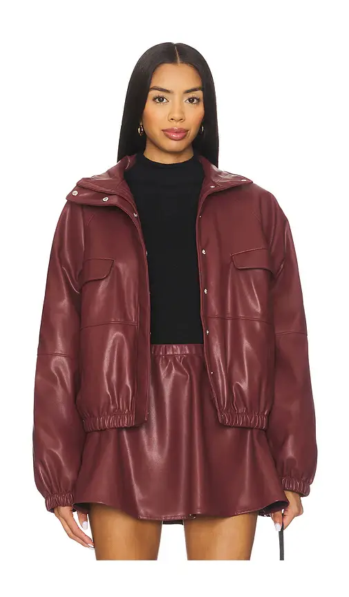 Lovers and Friends Jordan Faux Leather Jacket | Thumbnail 2 Lovers and Friends Jordan Faux Leather Jacket | Thumbnail 2