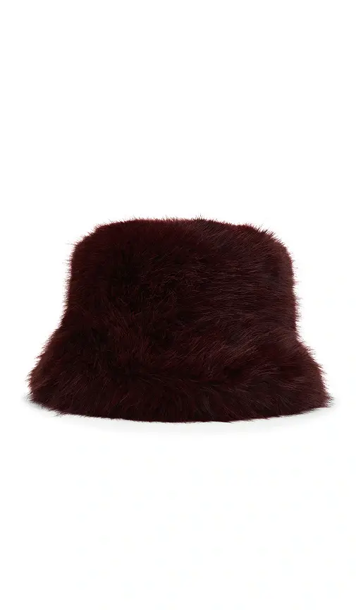 JOCELYN Oversized Faux Fur Bucket Hat | Thumbnail 2 JOCELYN Oversized Faux Fur Bucket Hat | Thumbnail 2