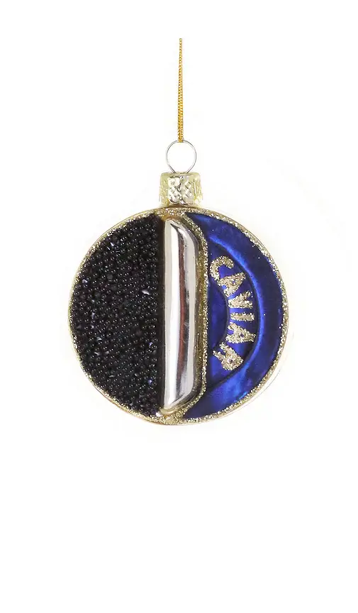 Cody Foster & Co Caviar Tin Ornament