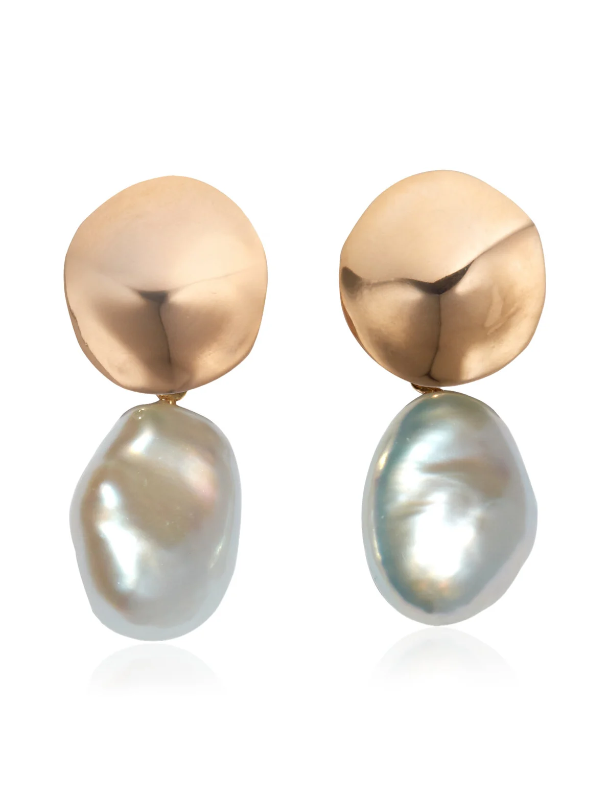 Small Elsa Gold Vermeil; Pearl Earrings Small Elsa Gold Vermeil; Pearl Earrings