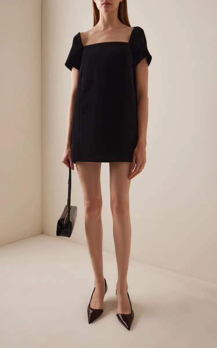 Khaite Benji Velvet Mini Dress | Thumbnail 2 Khaite Benji Velvet Mini Dress | Thumbnail 2