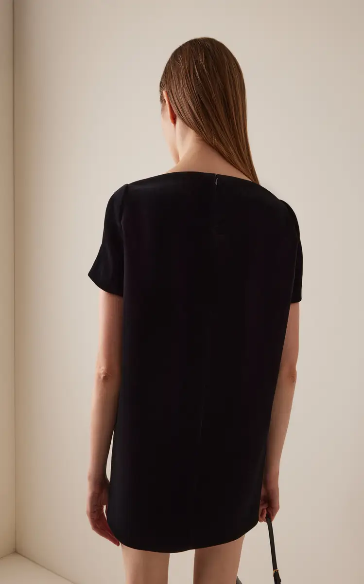 Khaite Benji Velvet Mini Dress | Thumbnail 4 Khaite Benji Velvet Mini Dress | Thumbnail 4