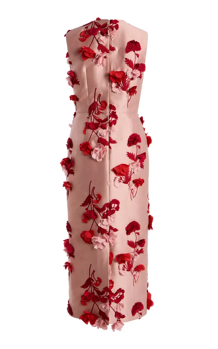 Erdem Appliquéd Midi Cocktail Dress | Thumbnail 5