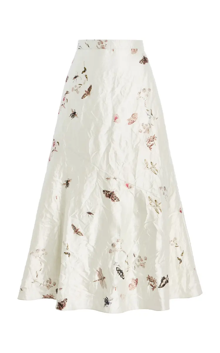 Erdem Printed Midi Skirt | Thumbnail 6