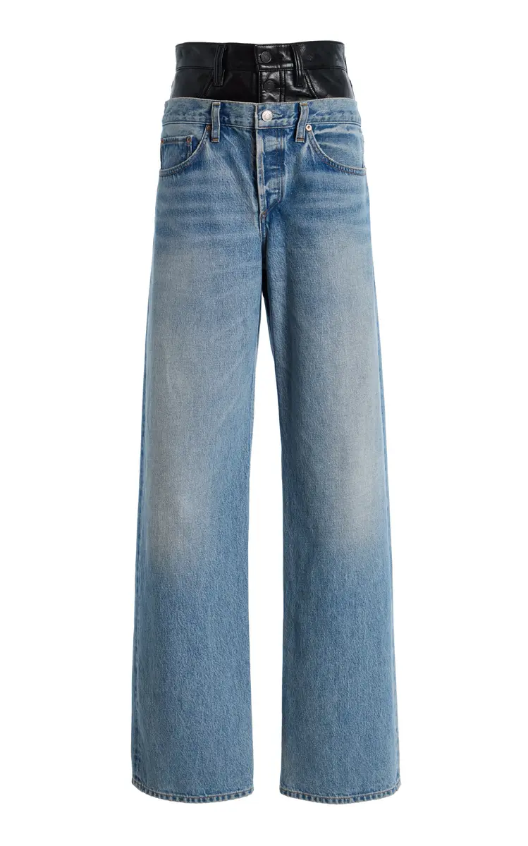 Elson Layered Wide-Leg Jeans Elson Layered Wide-Leg Jeans