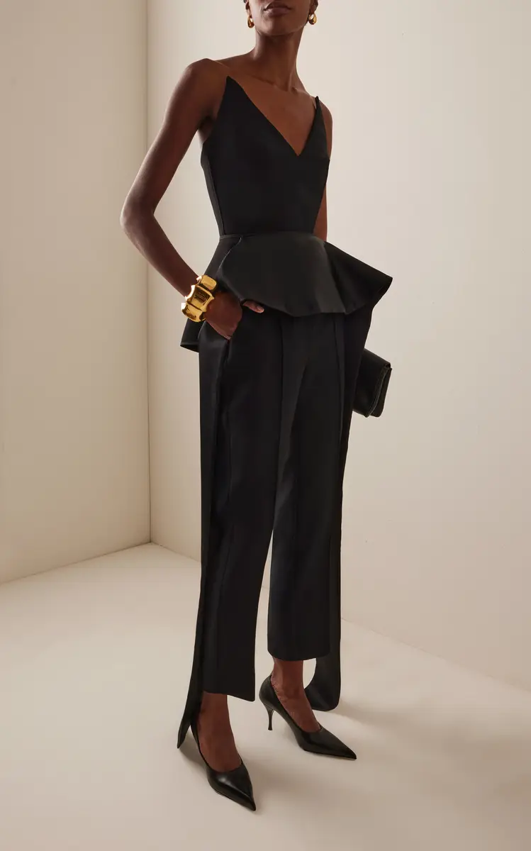 Maticevski Relate Satin-Trimmed Crepe Pants | Thumbnail 2 Maticevski Relate Satin-Trimmed Crepe Pants | Thumbnail 2
