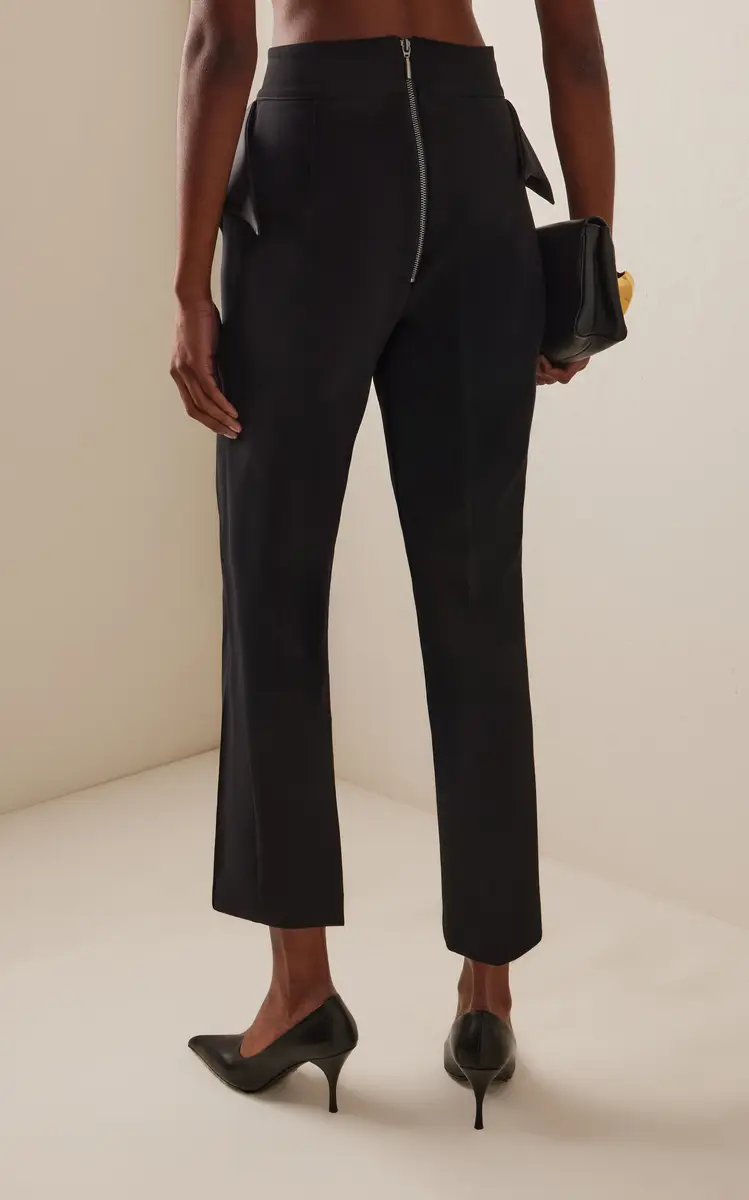 Maticevski Relate Satin-Trimmed Crepe Pants | Thumbnail 4 Maticevski Relate Satin-Trimmed Crepe Pants | Thumbnail 4