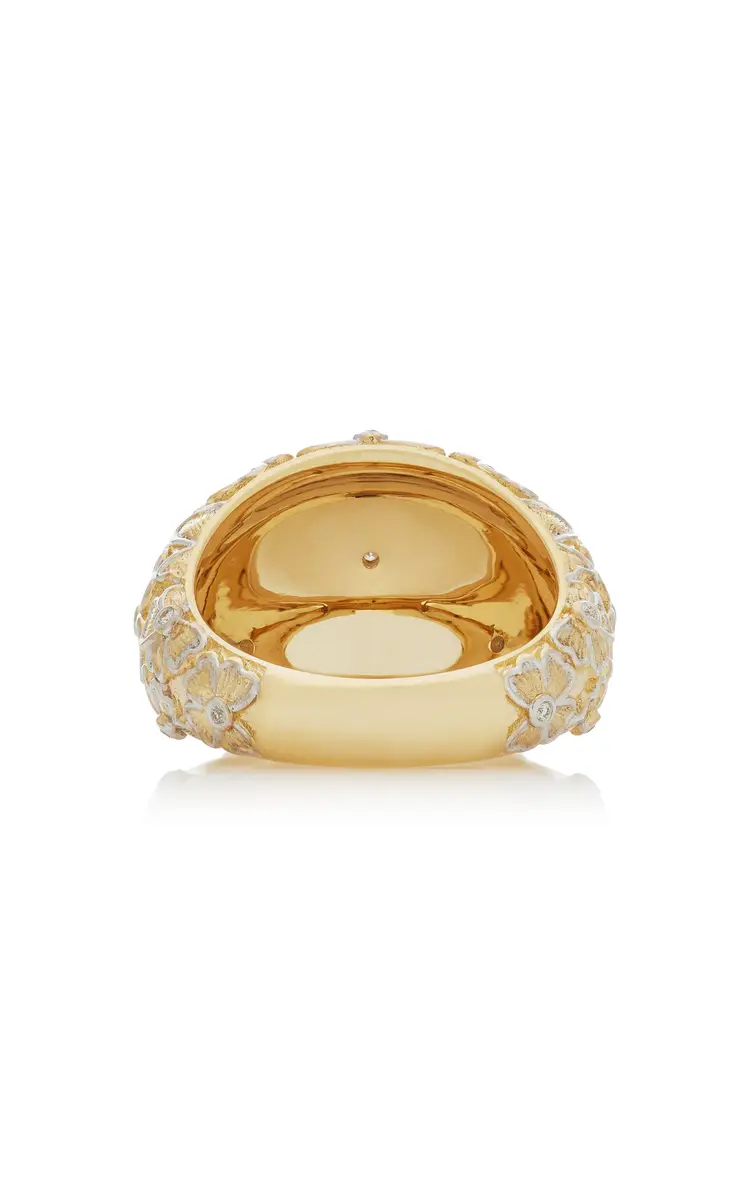 Yvonne Léon 9K Gold Dome Flower Ring | Thumbnail 5