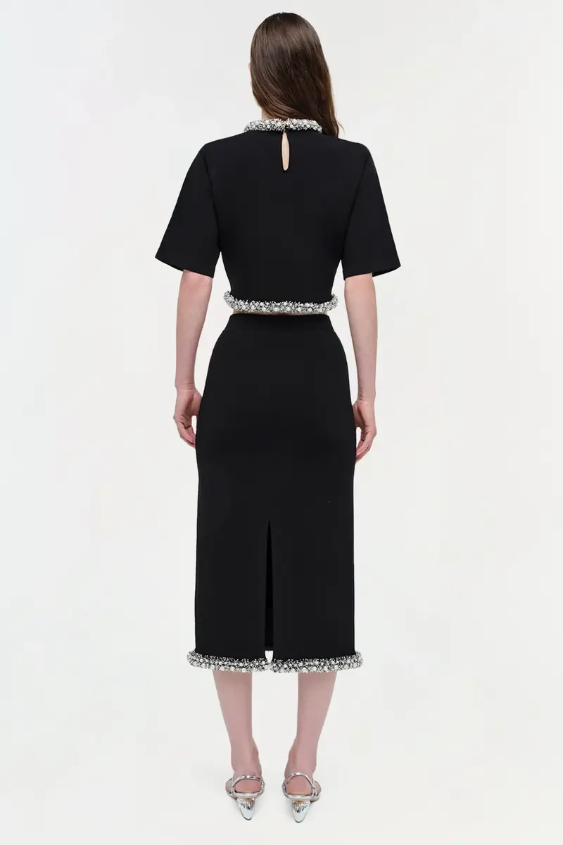 Simkhai Idina Embellished Knit Skirt | Thumbnail 4