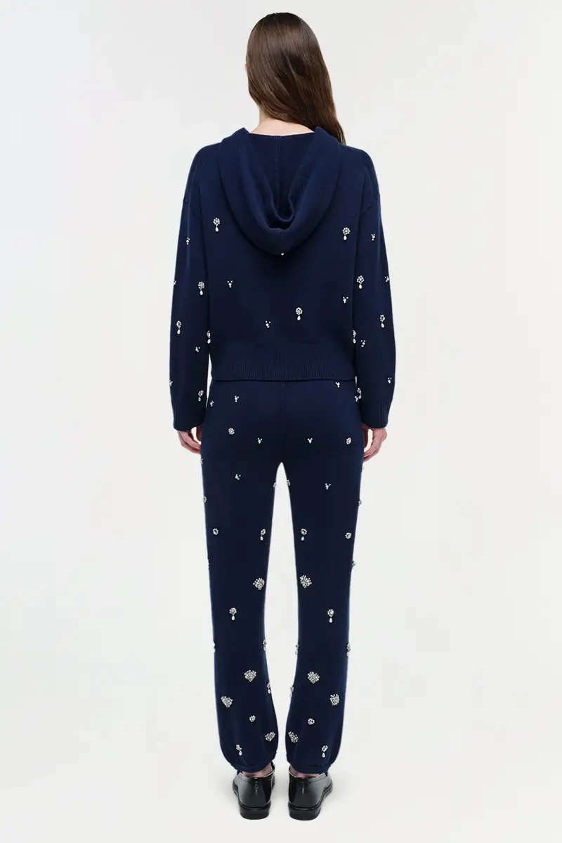 Simkhai Karmen Embellished Cashmere Hoodie | Thumbnail 4 Simkhai Karmen Embellished Cashmere Hoodie | Thumbnail 4