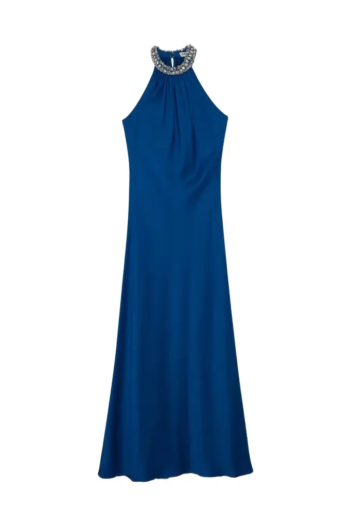 Simkhai Navina Satin Embellished Gown | Image 1 Simkhai Navina Satin Embellished Gown | Image 1