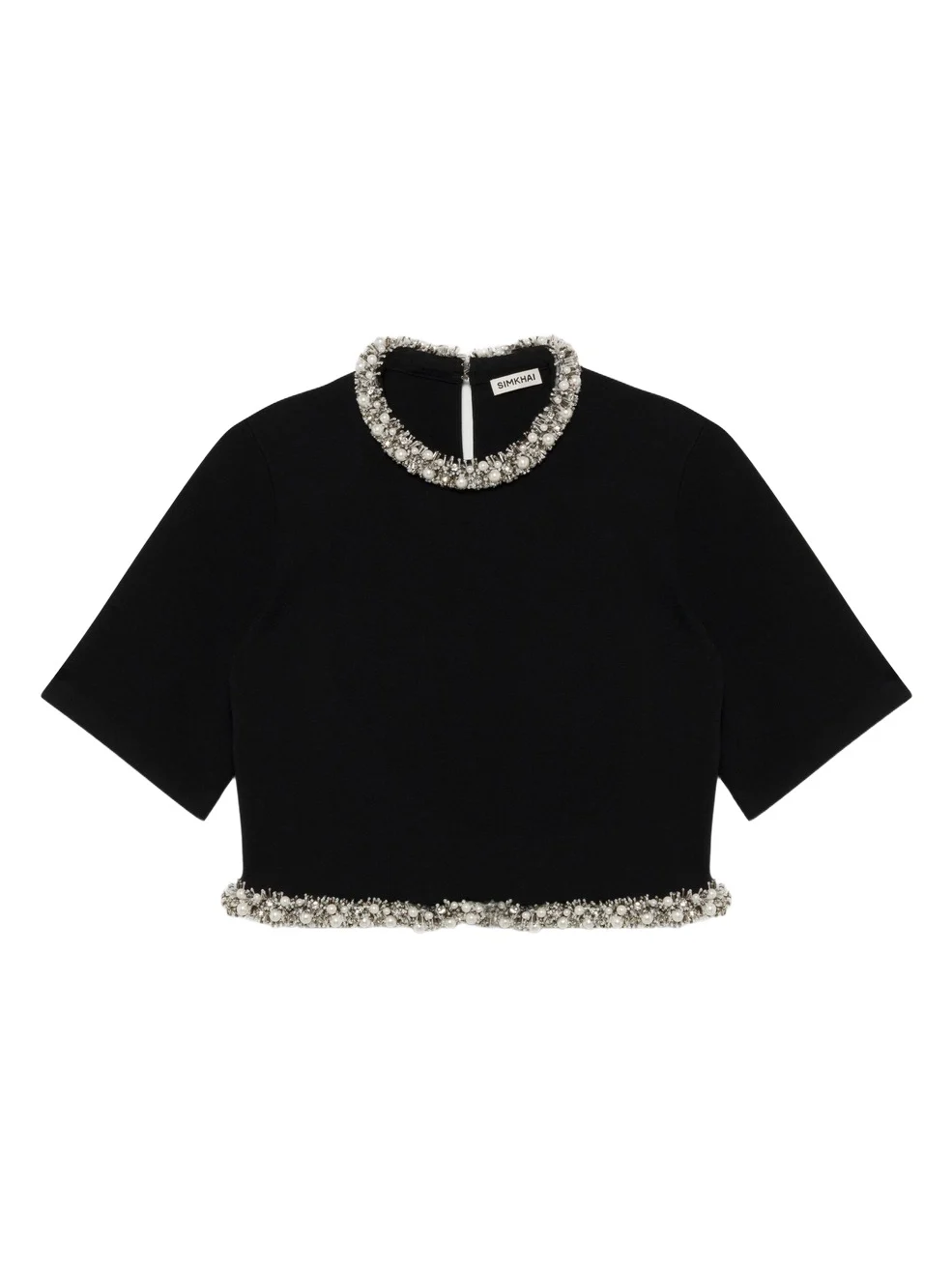 Ozelle Embellished Knit Top Ozelle Embellished Knit Top