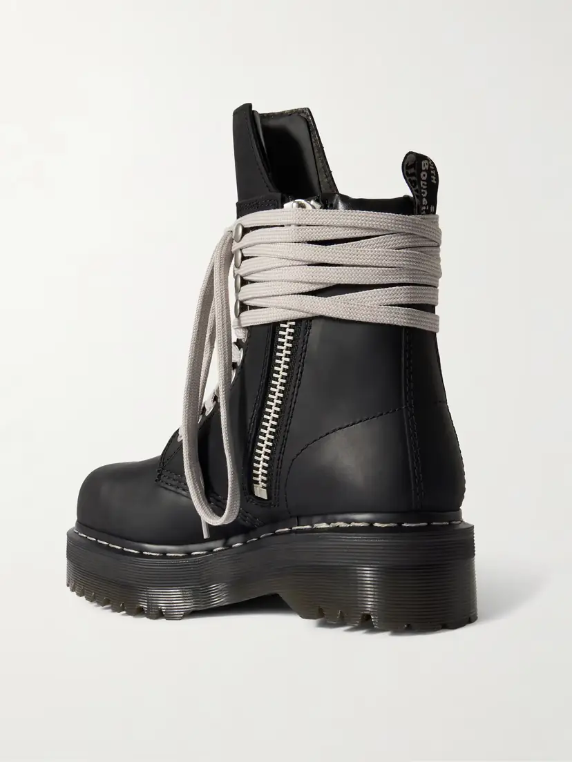 Rick Owens + Dr. Martens 1460 Quad Sole Leather Ankle Boots | Thumbnail 3 Rick Owens + Dr. Martens 1460 Quad Sole Leather Ankle Boots | Thumbnail 3