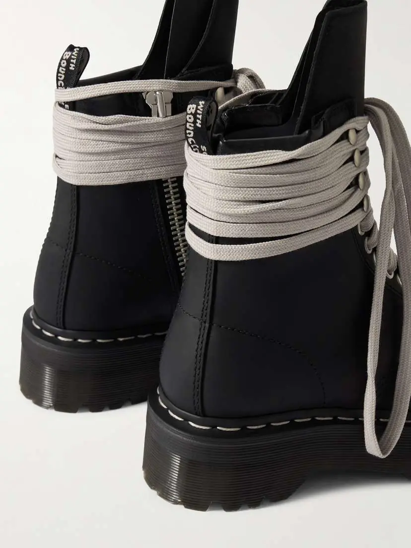 Rick Owens + Dr. Martens 1460 Quad Sole Leather Ankle Boots | Thumbnail 4 Rick Owens + Dr. Martens 1460 Quad Sole Leather Ankle Boots | Thumbnail 4