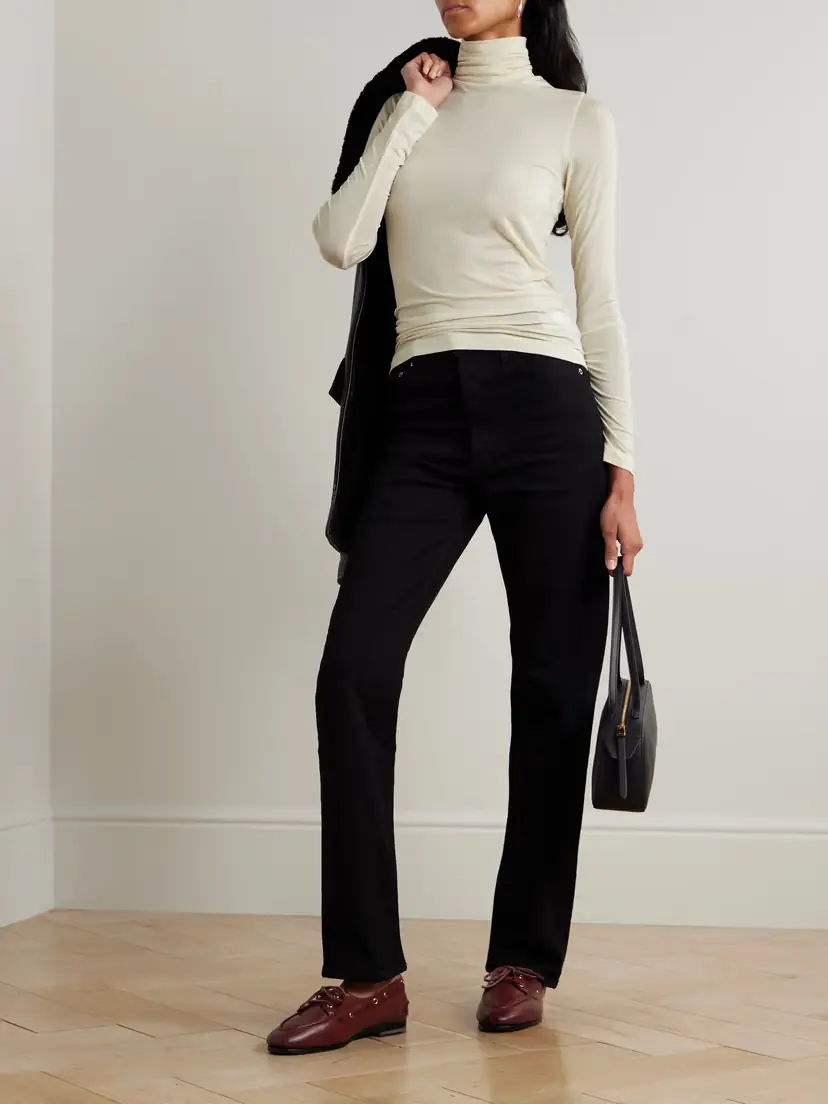 AGOLDE Pascale Stretch-lyocell Turtleneck Top | Thumbnail 2 AGOLDE Pascale Stretch-lyocell Turtleneck Top | Thumbnail 2