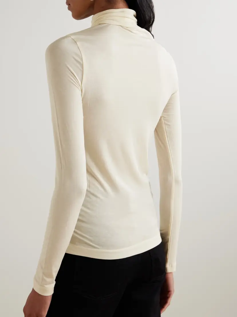 AGOLDE Pascale Stretch-lyocell Turtleneck Top | Thumbnail 4 AGOLDE Pascale Stretch-lyocell Turtleneck Top | Thumbnail 4