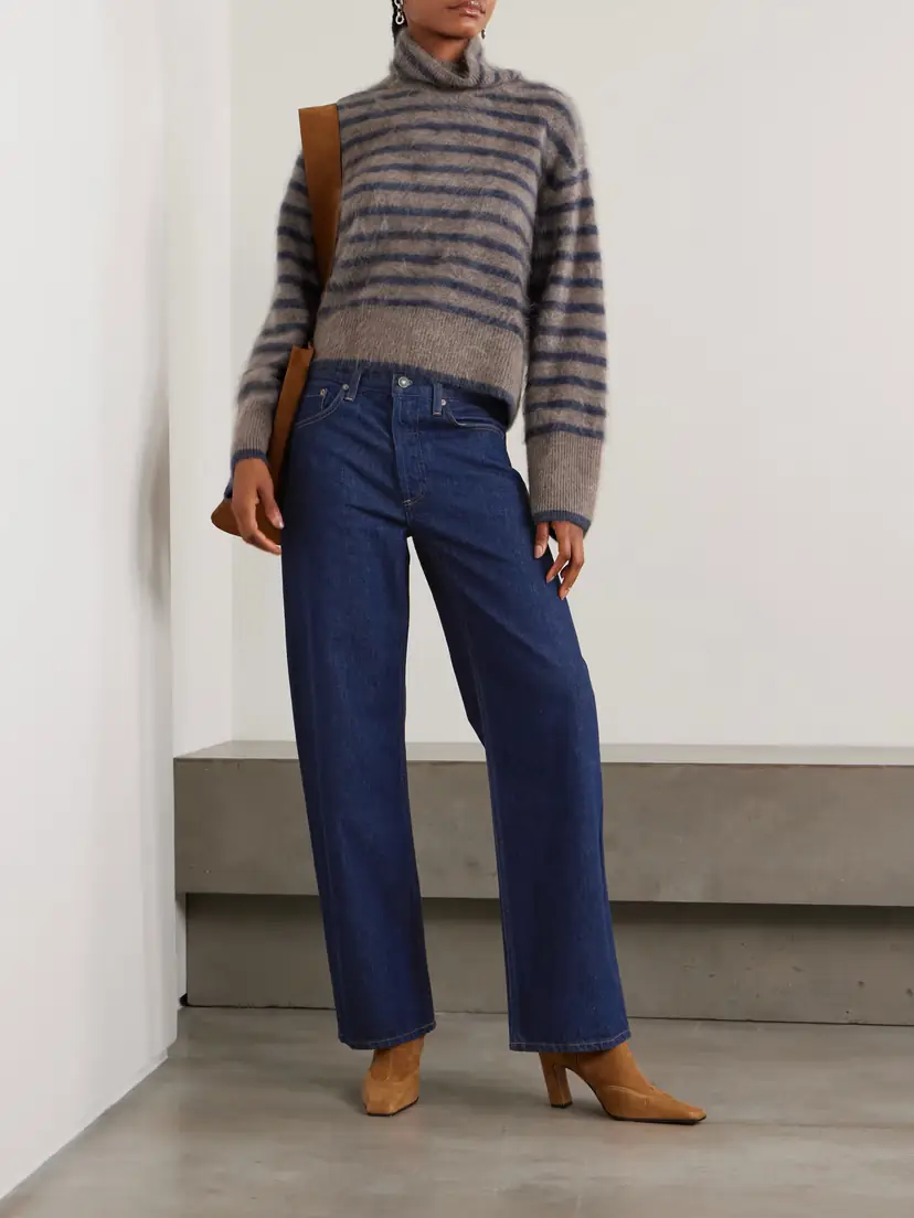 AGOLDE Arc Long High-rise Wide-leg Jeans | Thumbnail 2