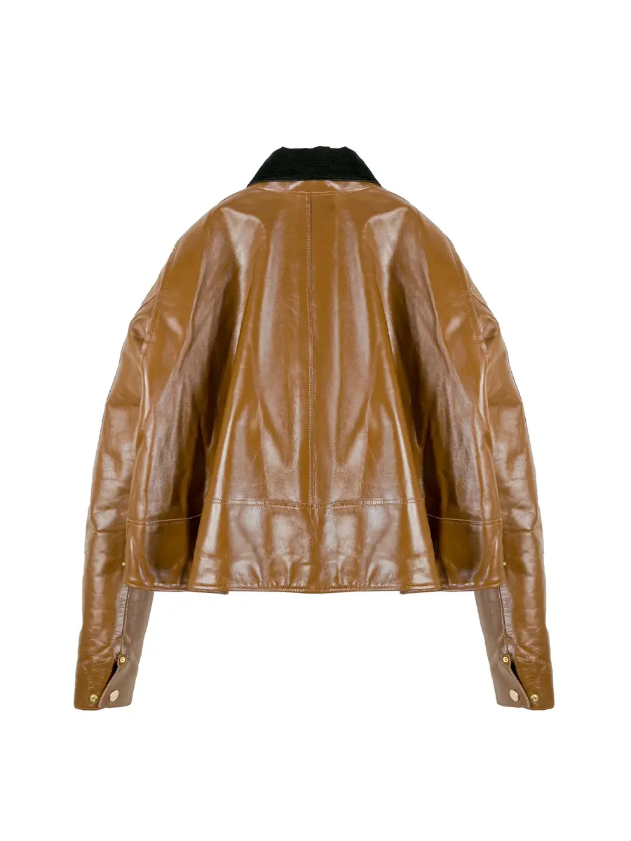 Sacai x Carhartt WIP Asymmetric Leather Jacket | Thumbnail 2