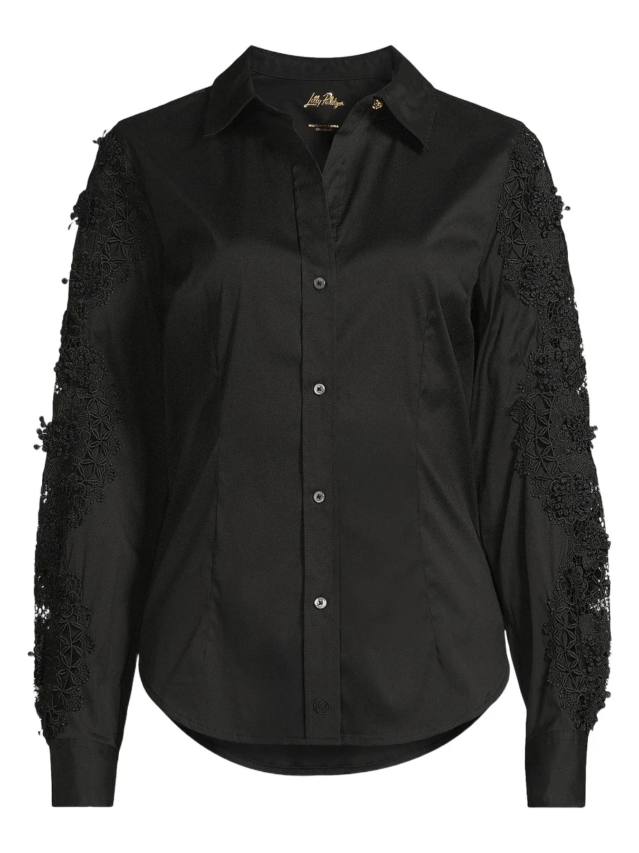 Women's Lilly Cotton-Blend Lace Shirt Women's Lilly Cotton-Blend Lace Shirt