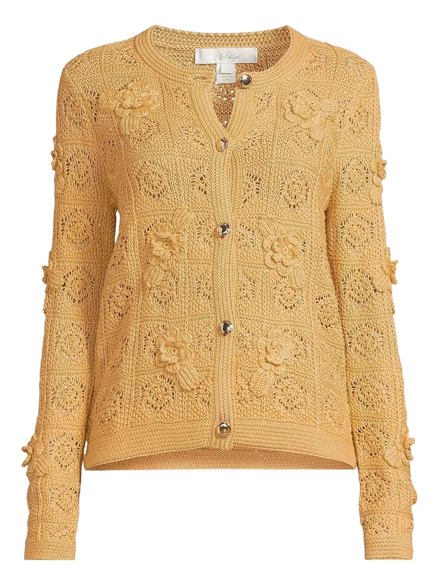 Women's Lenalie Floral-Crochet Cardigan Women's Lenalie Floral-Crochet Cardigan