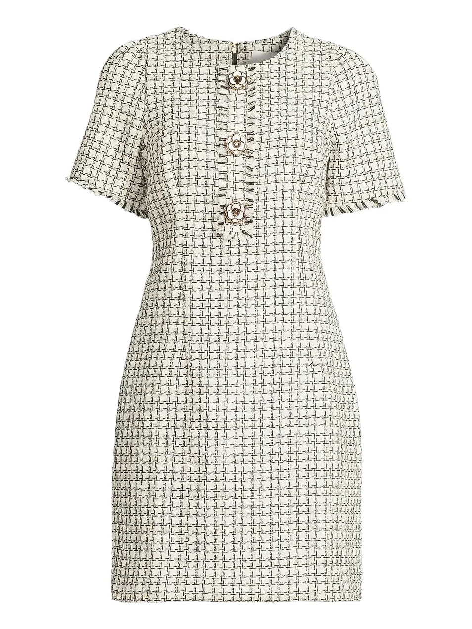 Women's Brenda Houndstooth Bouclé Sheath Dress Women's Brenda Houndstooth Bouclé Sheath Dress