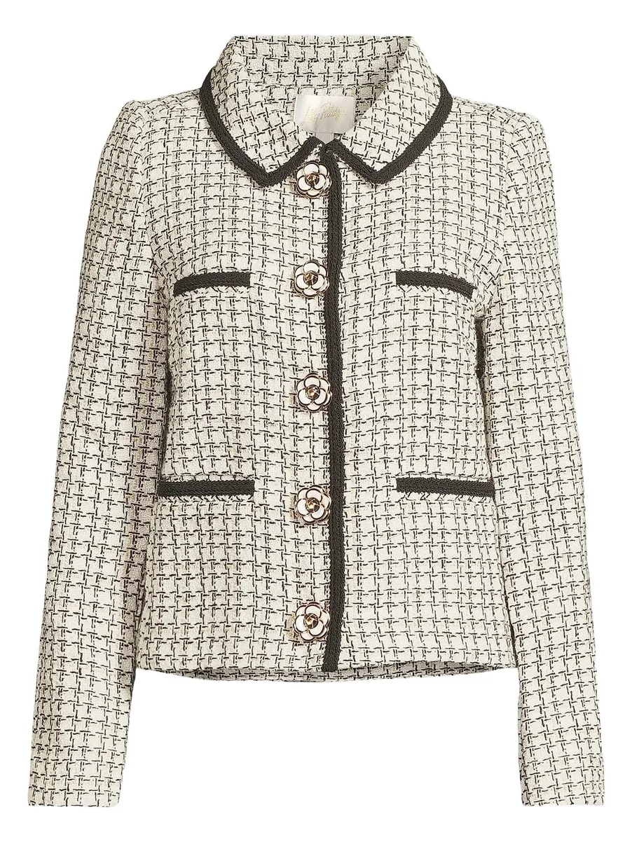Women's Kalara Houndstooth Bouclé Blazer