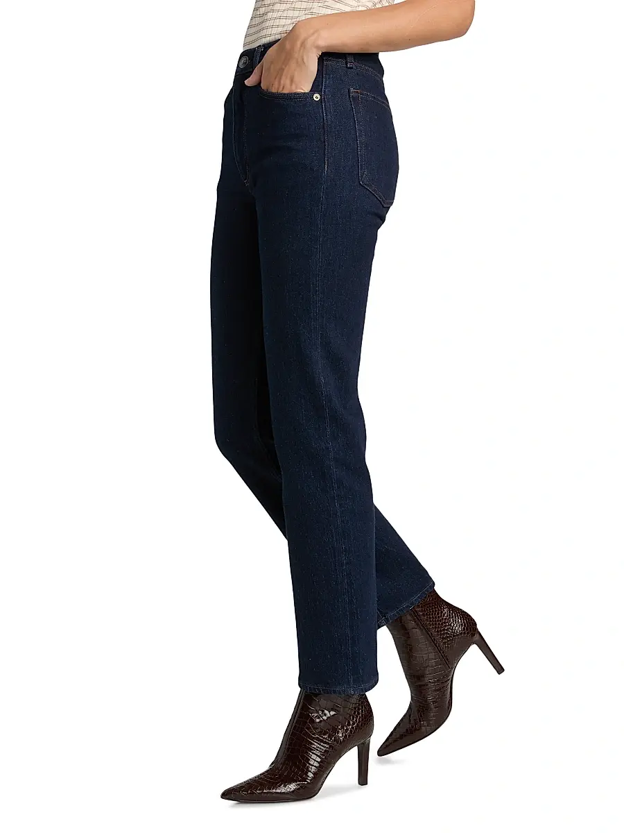 rag & bone Women's Harlow Mid-Rise Straight-Leg Ankle Jeans | Thumbnail 4 rag & bone Women's Harlow Mid-Rise Straight-Leg Ankle Jeans | Thumbnail 4