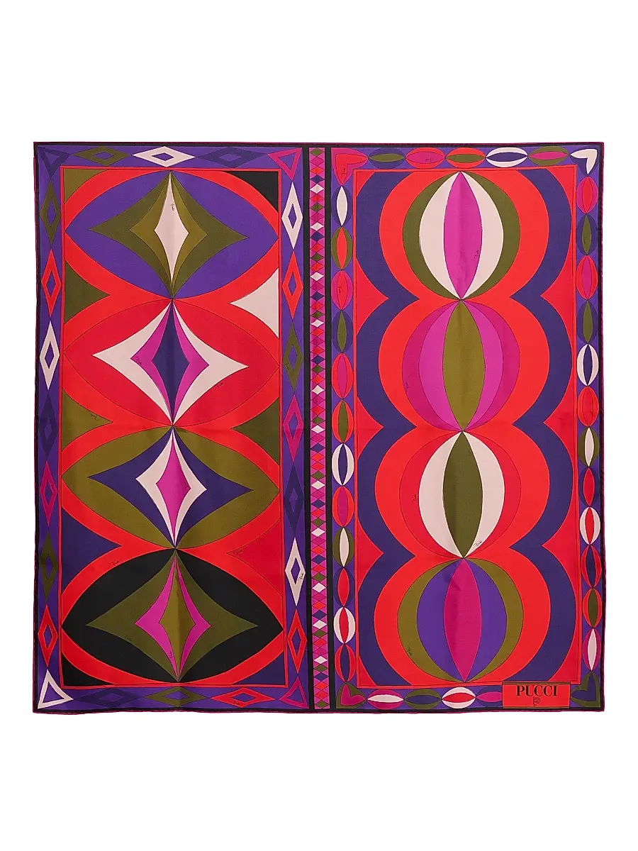 Pucci Women's Passepartout Silk Twill Foulard Pareo | Thumbnail 2