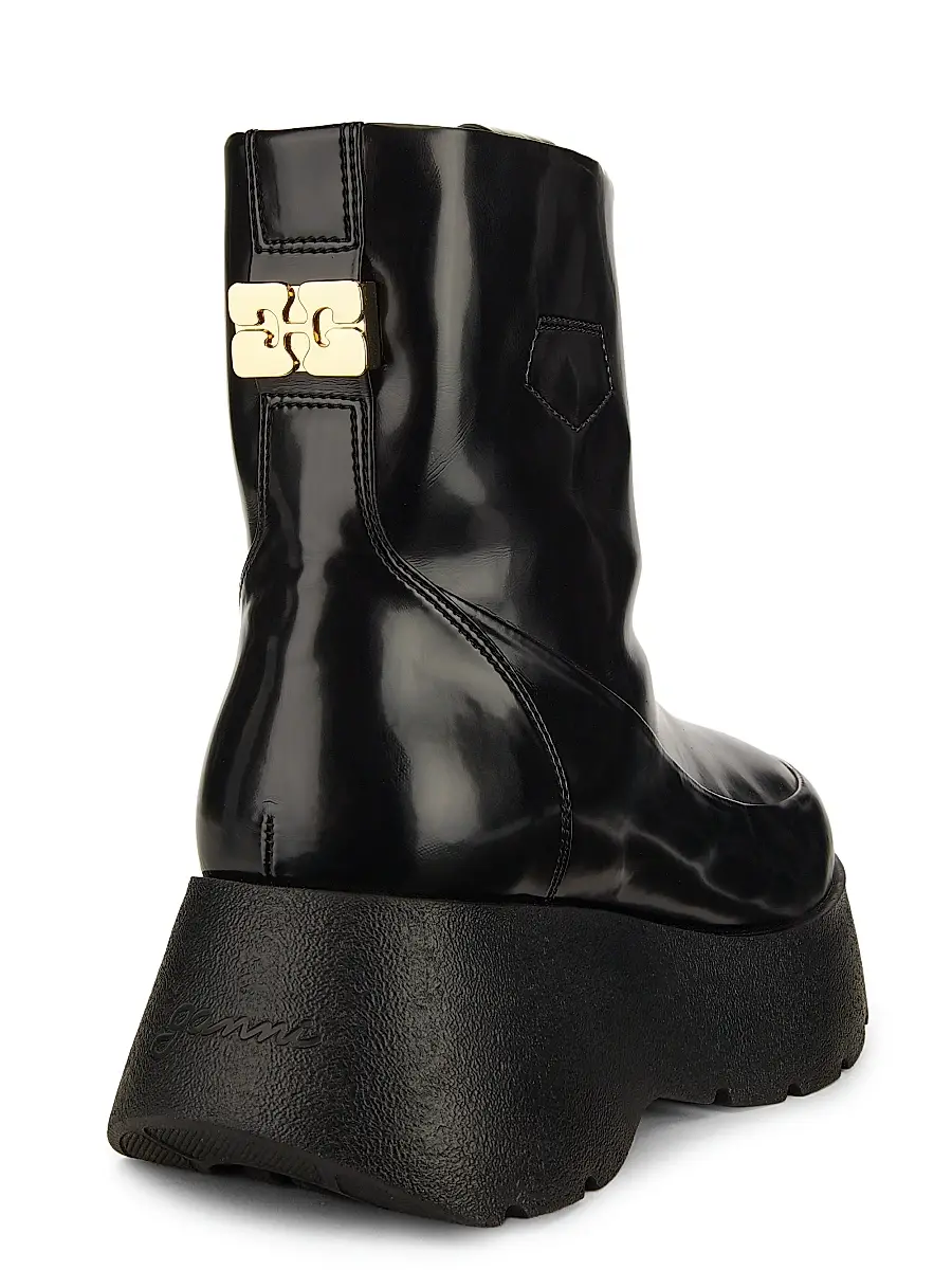 Ganni Women's Kat Platform Ankle Boots | Thumbnail 3 Ganni Women's Kat Platform Ankle Boots | Thumbnail 3