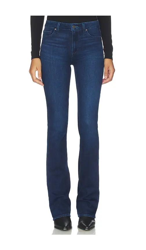 PAIGE High Rise Manhattan Boot Jeans | Image 1 PAIGE High Rise Manhattan Boot Jeans | Image 1