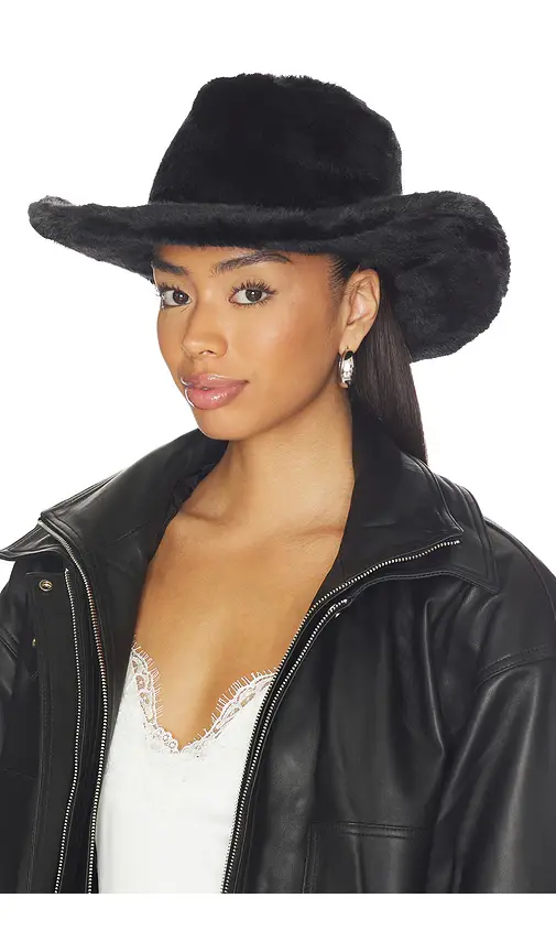 JOCELYN Faux Fur Cowboy Hat | Image 1 JOCELYN Faux Fur Cowboy Hat | Image 1