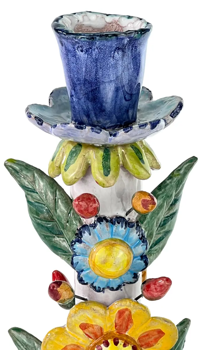 Liz Lauter Exclusive Set-of-Two Garden Candlestick Holders - Multi | Thumbnail 2