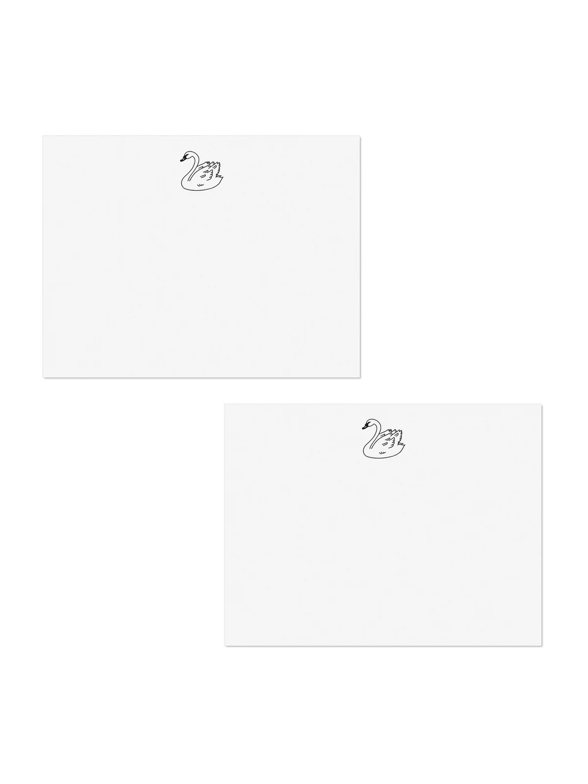 Swans Place Cards Set