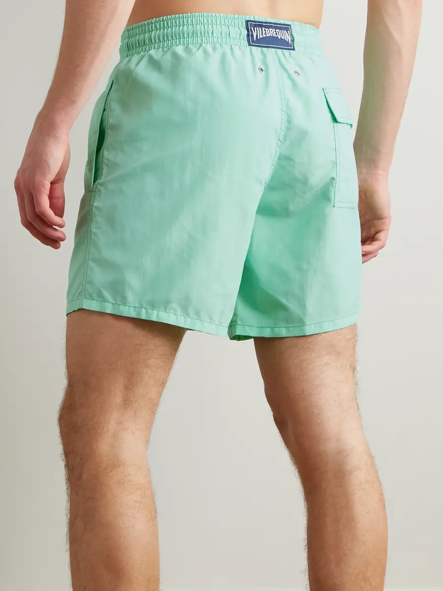 Vilebrequin Moorea Straight-Leg Mid-Length ECONYL® Swim Shorts - Men | Thumbnail 3 Vilebrequin Moorea Straight-Leg Mid-Length ECONYL® Swim Shorts - Men | Thumbnail 3