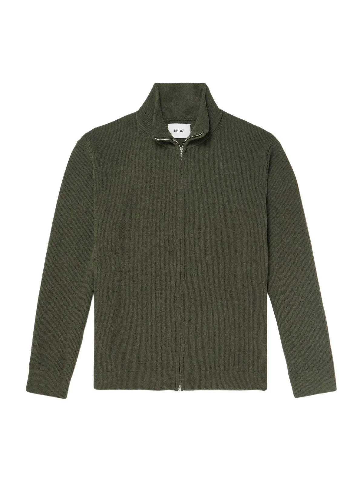 Danny 6429 Ribbed Bouclé Zip-Up Cardigan - Men Danny 6429 Ribbed Bouclé Zip-Up Cardigan - Men