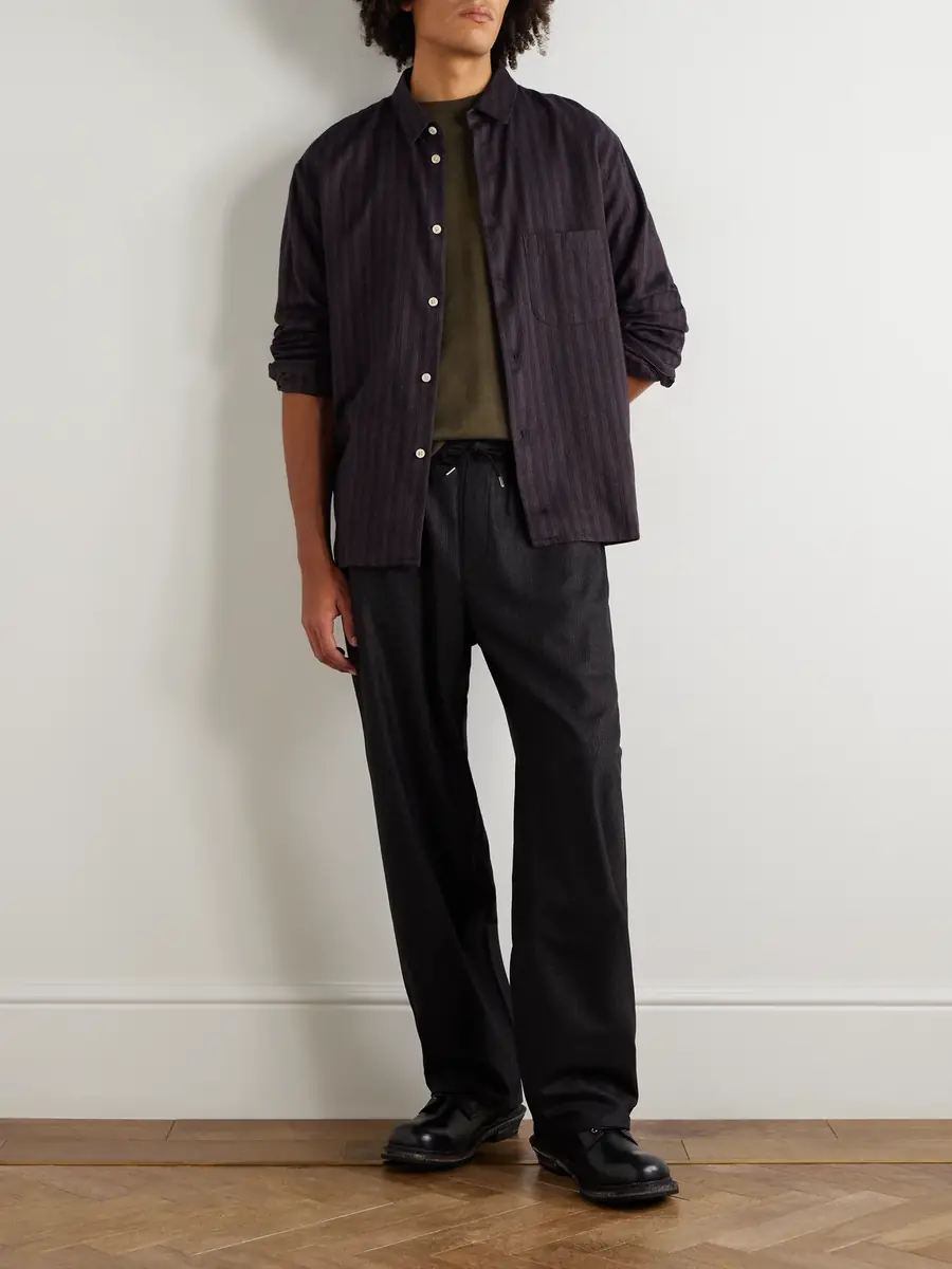 A Kind Of Guise Samurai Wide-Leg Virgin Wool Trousers - Men | Thumbnail 2 A Kind Of Guise Samurai Wide-Leg Virgin Wool Trousers - Men | Thumbnail 2