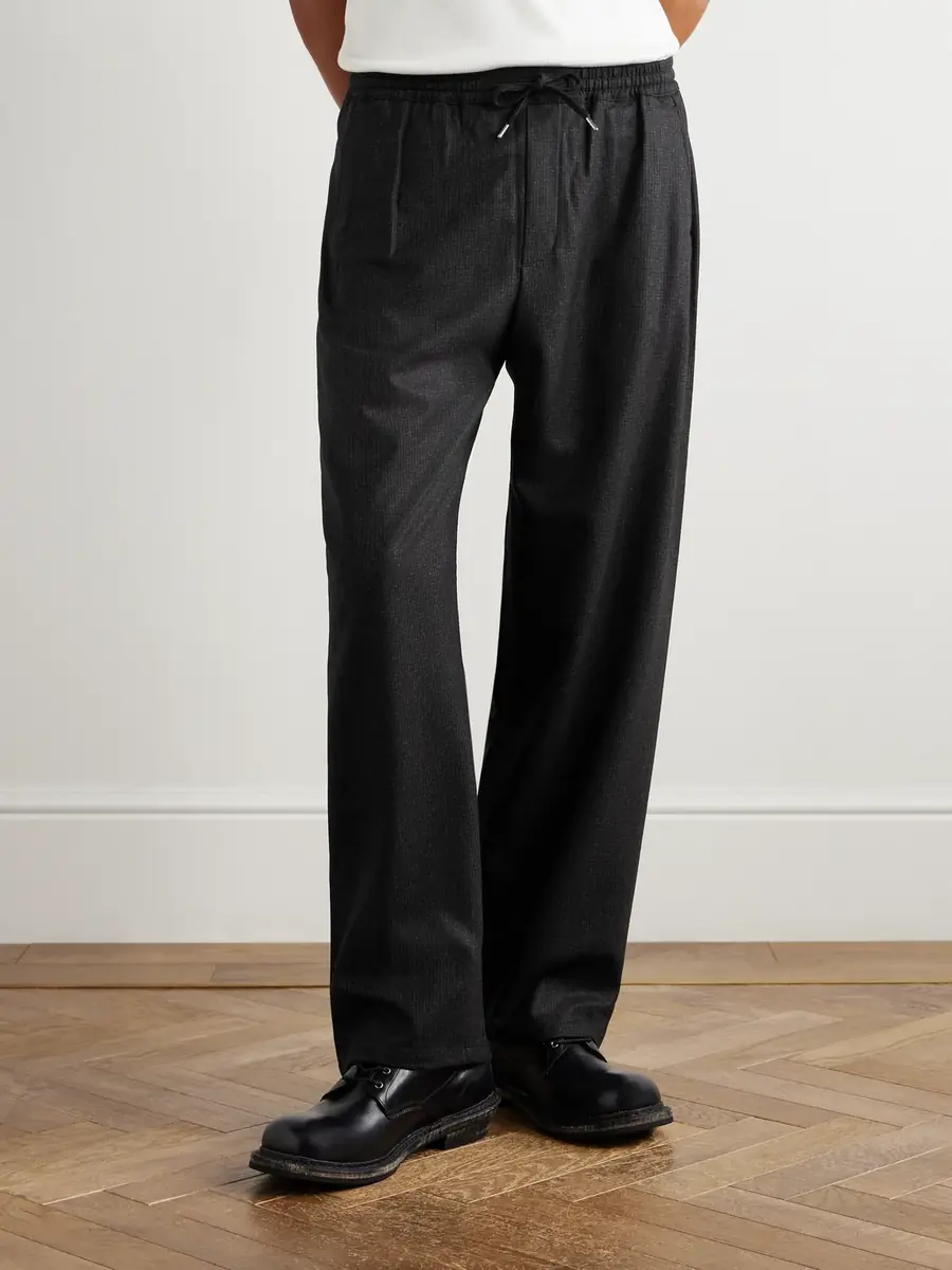 A Kind Of Guise Samurai Wide-Leg Virgin Wool Trousers - Men | Thumbnail 3 A Kind Of Guise Samurai Wide-Leg Virgin Wool Trousers - Men | Thumbnail 3
