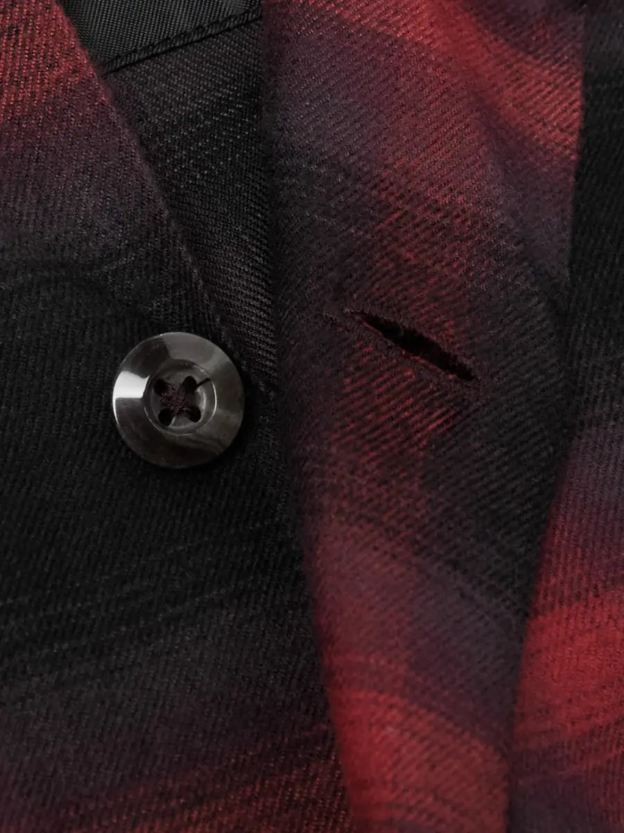 KAPITAL Camp-Collar Checked Cotton-Blend Flannel Shirt - Men | Thumbnail 5 KAPITAL Camp-Collar Checked Cotton-Blend Flannel Shirt - Men | Thumbnail 5