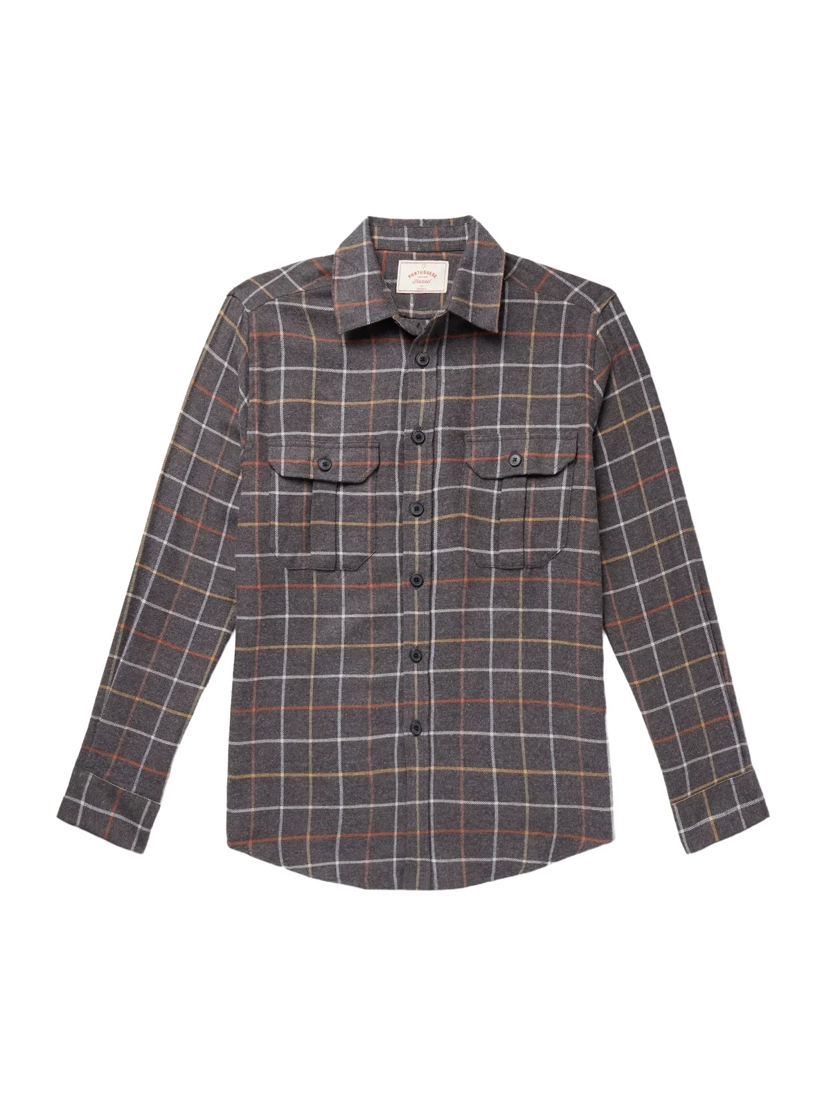 Portuguese Flannel Log Checked Organic Cotton-Flannel Shirt - Men