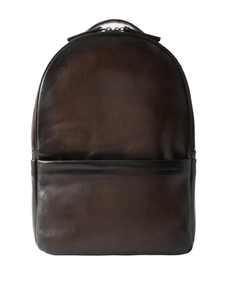 Officine Creative Quentin 20 Leather Backpack - Men | Image 1 Officine Creative Quentin 20 Leather Backpack - Men | Image 1