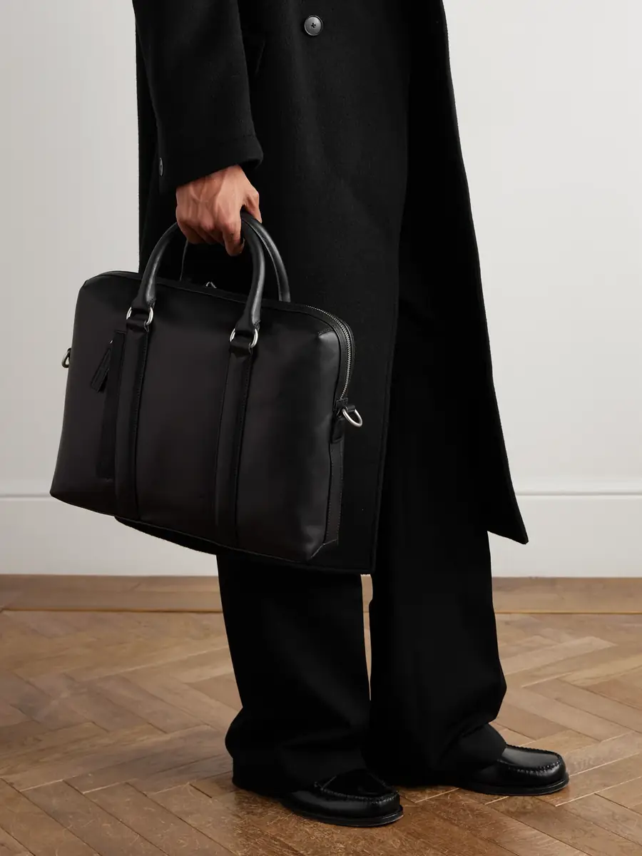 Officine Creative Quentin 019 Leather Briefcase - Men | Thumbnail 2 Officine Creative Quentin 019 Leather Briefcase - Men | Thumbnail 2