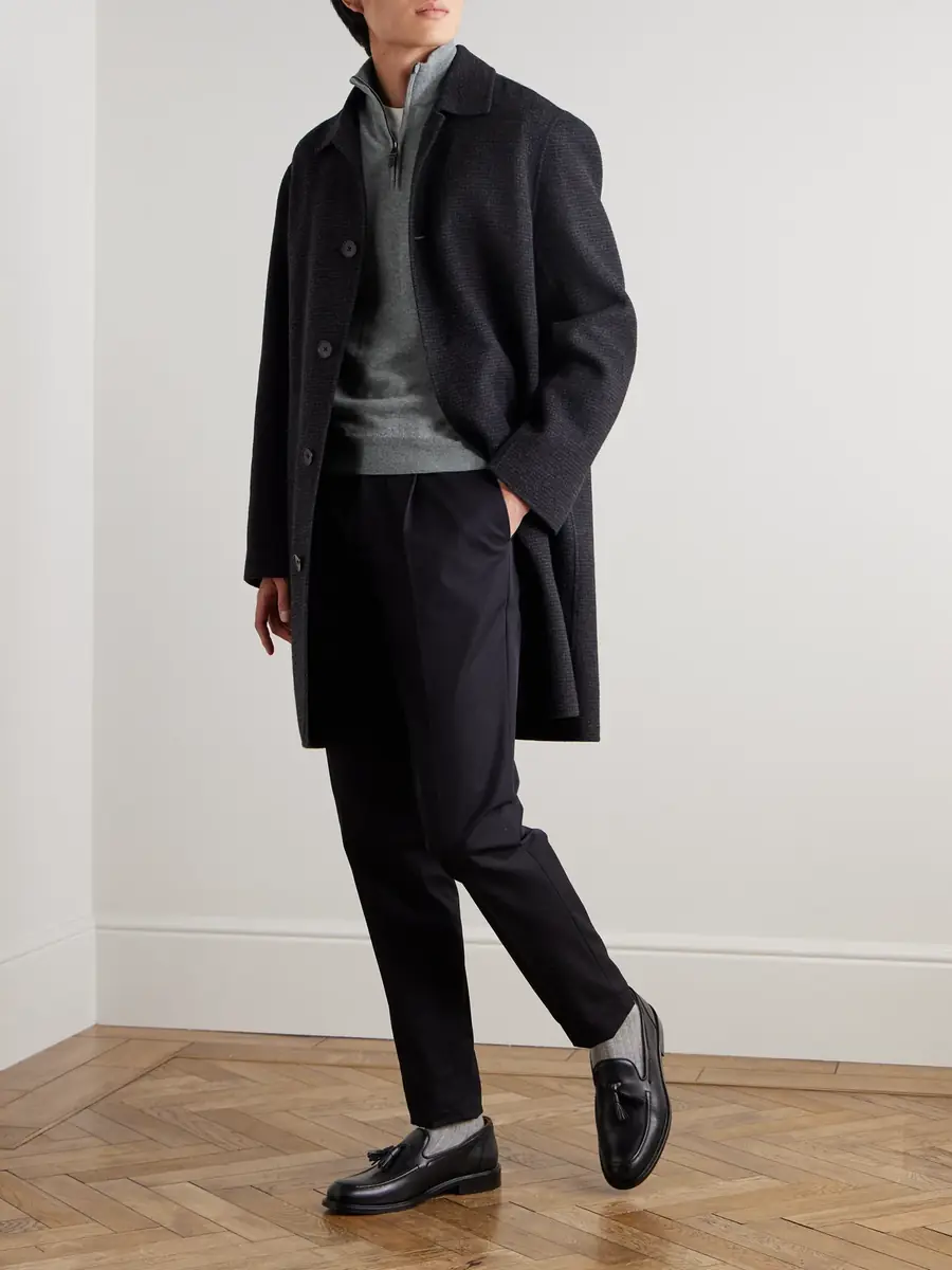 Canali Wool Half-Zip Sweater - Men | Thumbnail 2 Canali Wool Half-Zip Sweater - Men | Thumbnail 2