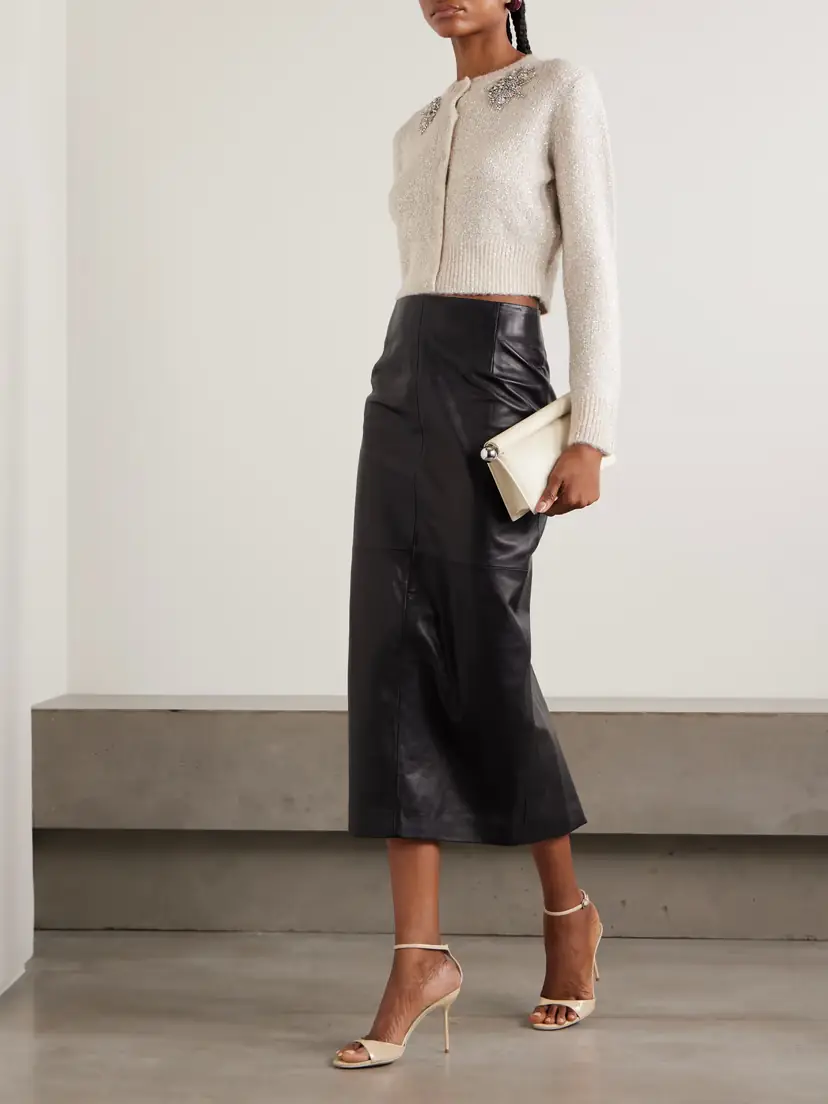 Erdem Embellished Alpaca-blend Cardigan | Thumbnail 2