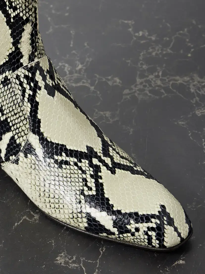 Khaite Colt Snake-effect Leather Ankle Boots | Thumbnail 4 Khaite Colt Snake-effect Leather Ankle Boots | Thumbnail 4